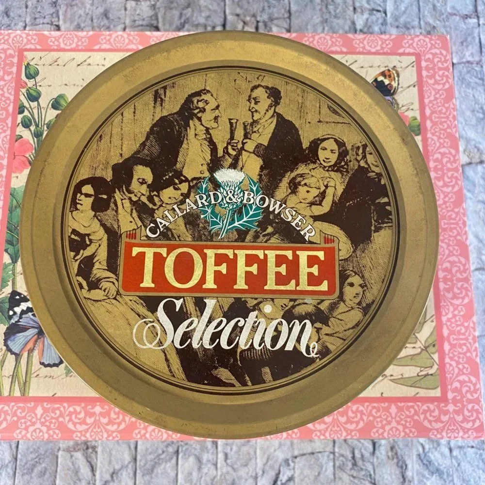 Callard & Bowser Vintage Toffee Tin Made in England Keepsake